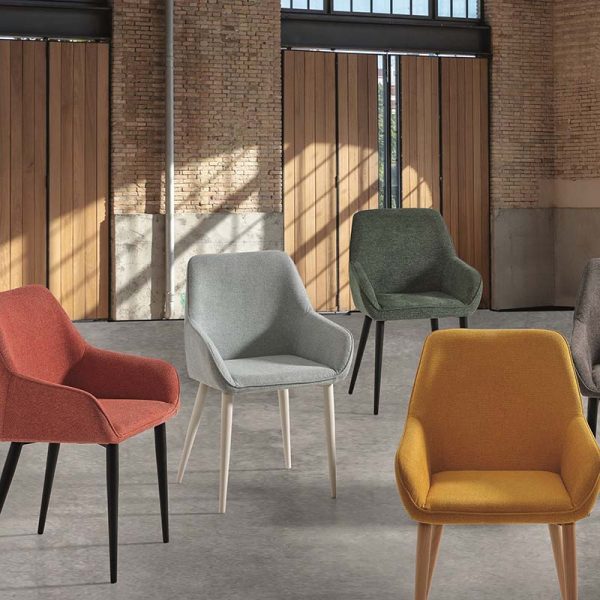 Seres Silla Nela Belfast - Diferentes Tipos de Pata - Varios Colores - Facil Limpieza - Imagen 2