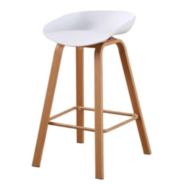Importa Pack 2 Taburetes Goya - Estilo Nordico - Blanco - Muebles y Electrodomesticos Contreras