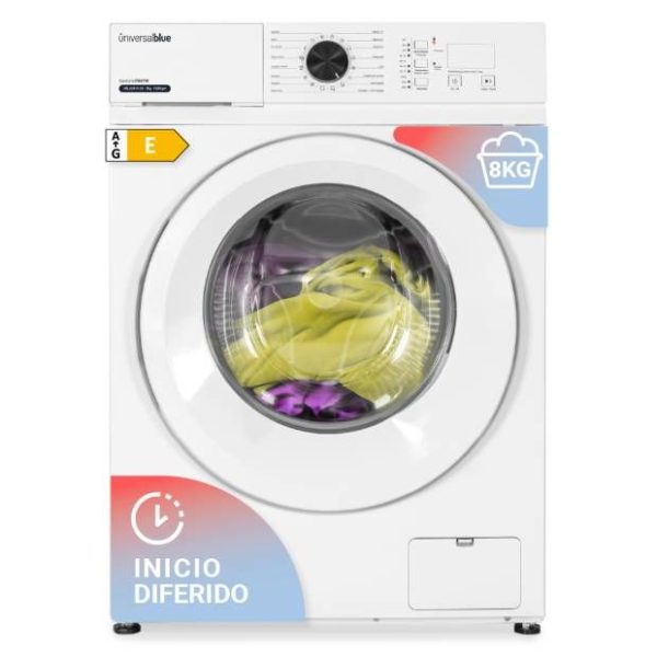 Universalblue Lavadora UBLA2816-2 8 Kg Carga Frontal Blanca