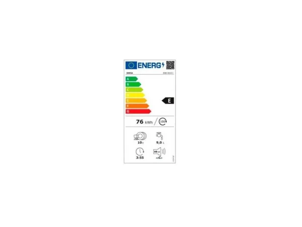 EDESA Lavavajillas Integrable EDB-4610-I (10 Cubiertos - 49.5 cm - Panel Negro) - Imagen 6