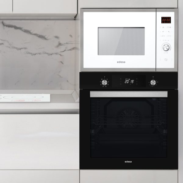 EDESA HORNO EOE-7040 BK/A- MULTIF. 80L, A, EASY-CLEAN, BLANCO - Imagen 3