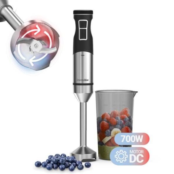 Universalblue Batidora De Mano Twisty 7070x - Negra, 700w, 9 Vel, Turbo - Imagen 2