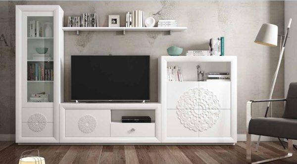 Apilable Etnico A8 - 304cm, Blanco