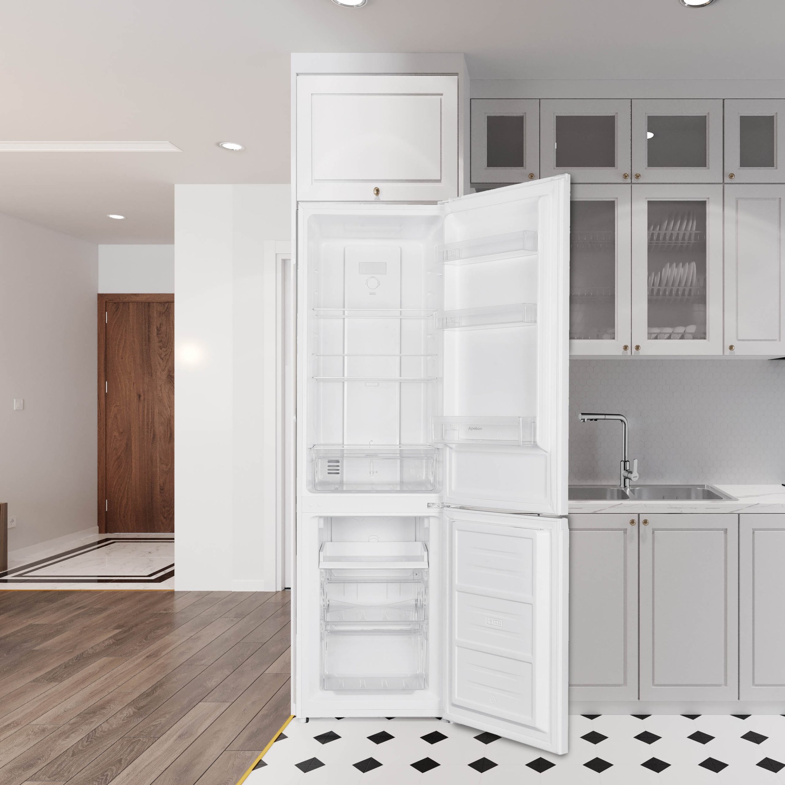 Combi Apelson AFC1800WH - No Frost, Blanco, 180x55 - Imagen 2