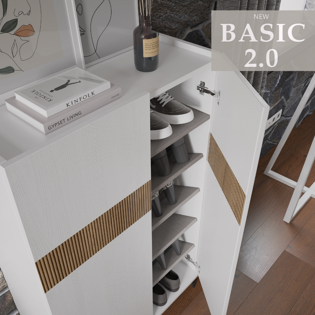 Zapatero F-3054 Blanco/Alcatraz Tostado - Imagen 2