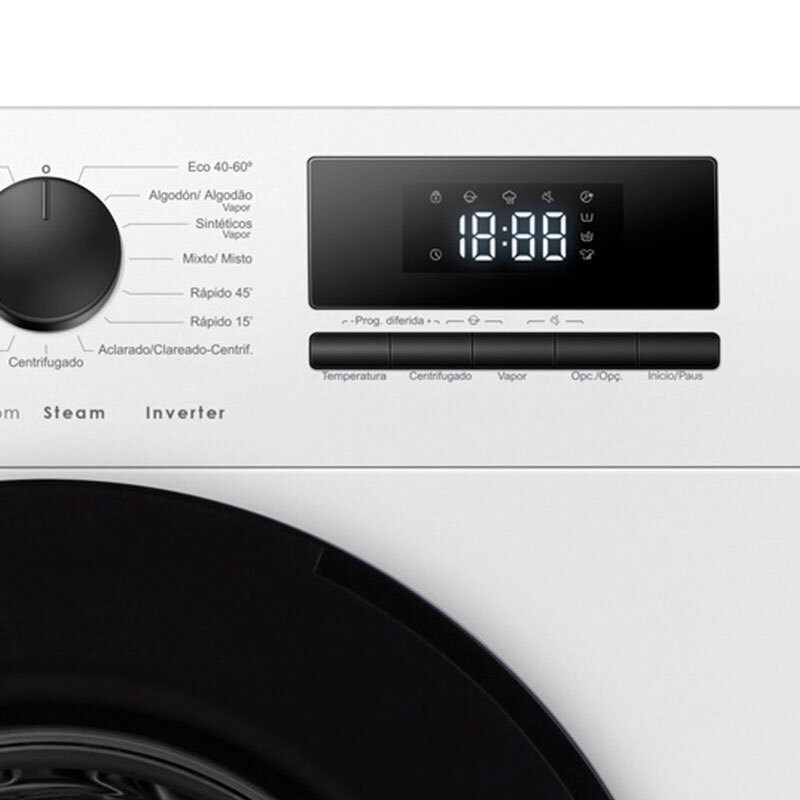 Lavadora Edesa EWF10401WH - 10kg, 1400rpm - Imagen 3