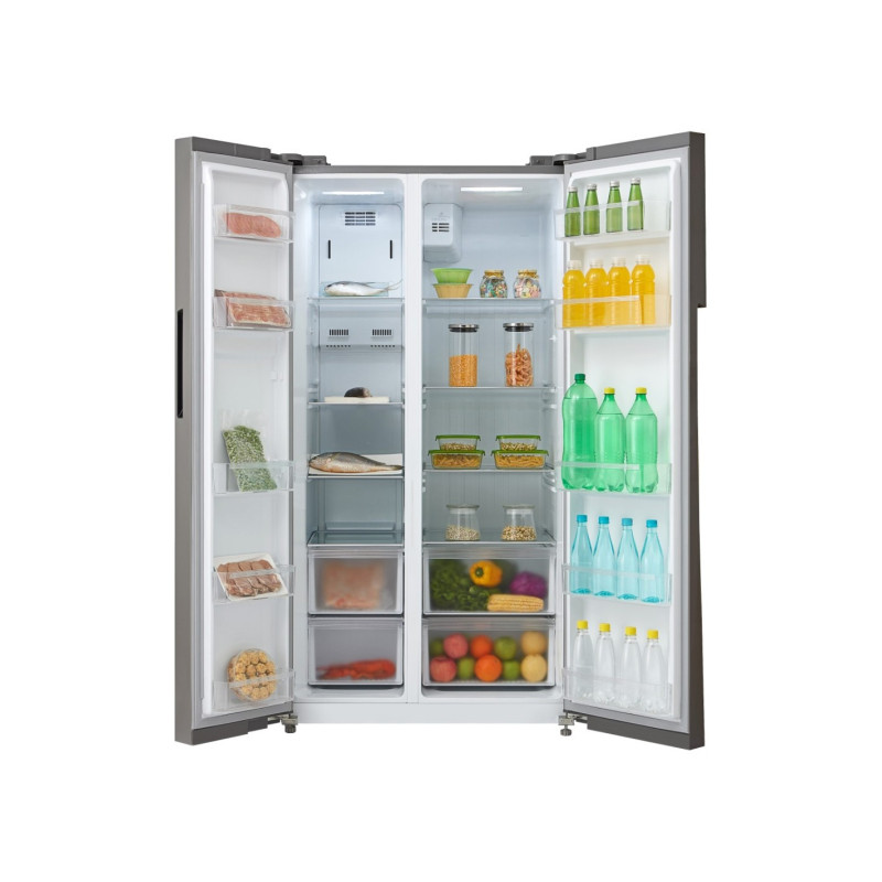 Frigorífico Americano Johnson JRSS1779ENX Inox Total No Frost 177 x 90 cm | 548 L | Clase E - Imagen 2