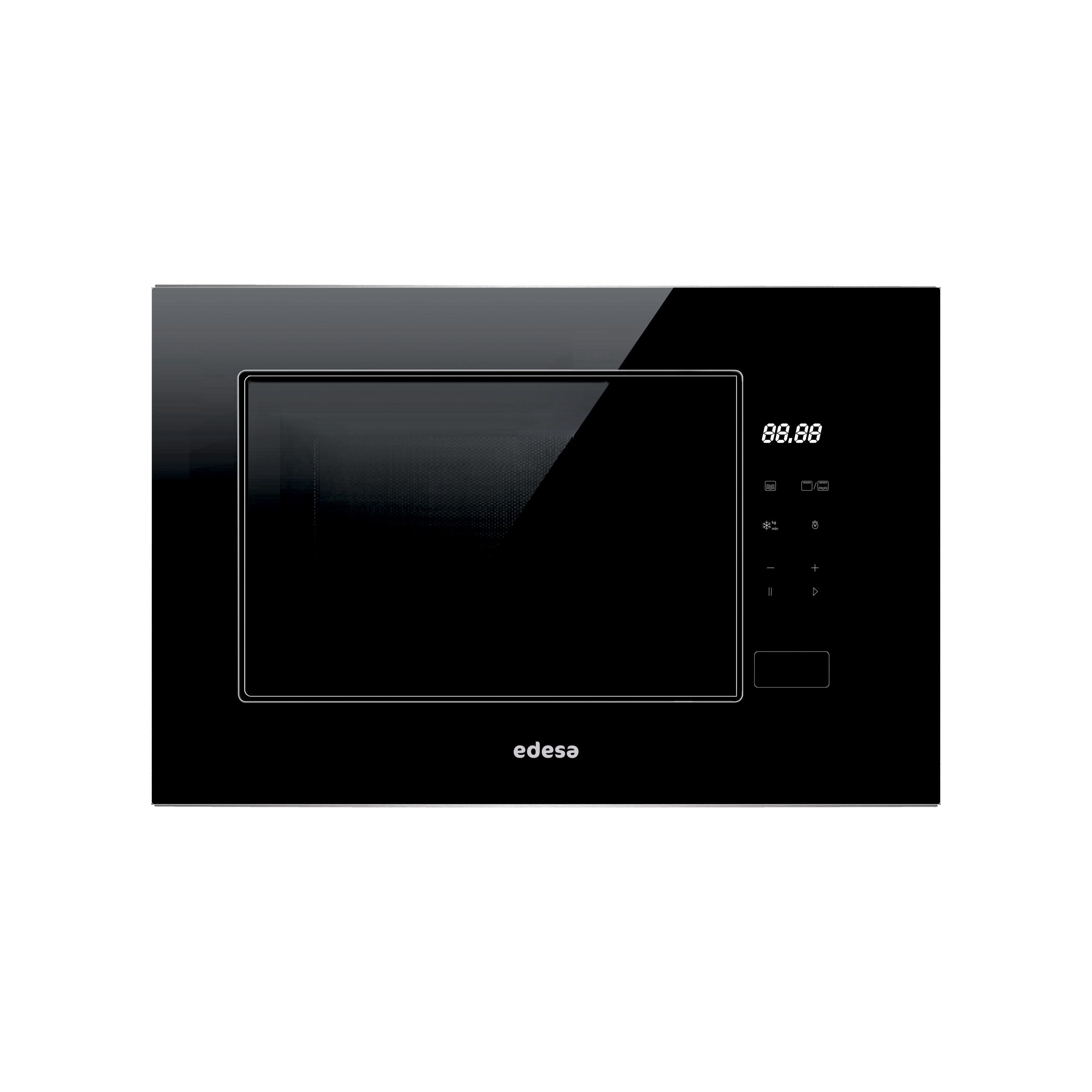 Microondas Integrable Edesa EMW-2021-IG BK 20 L con Grill – 700 W – Negro