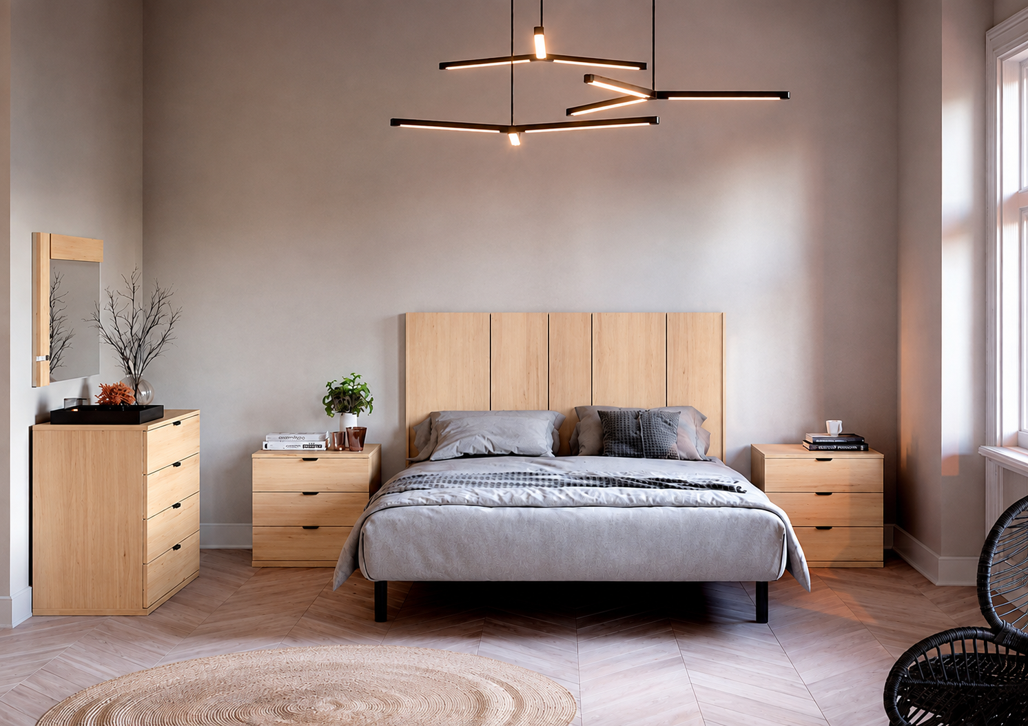 Dormitorio Misura 06 - Color Roble